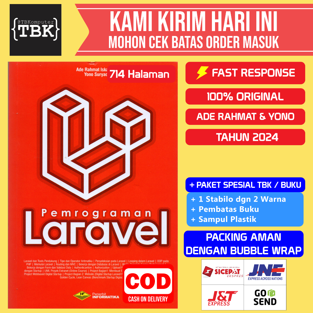 ADE RAHMAT LARAVEL PROGRAMING BOOK ISKANDAR