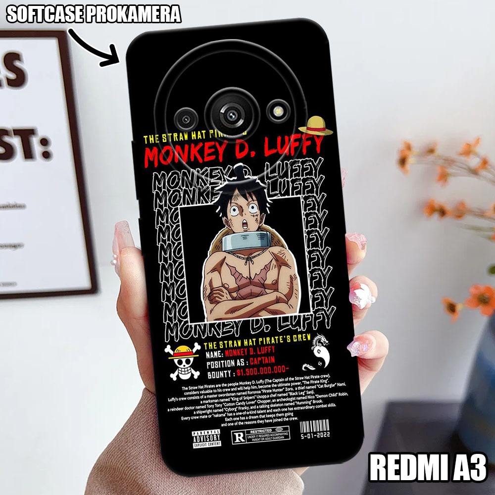 ซิลิโคนสําหรับ Xiaomi Redmi A3 2024 อะนิเมะล่าสุด Motif Softcase (SK05) - CHEAP DISI - Redmi A3 Soft