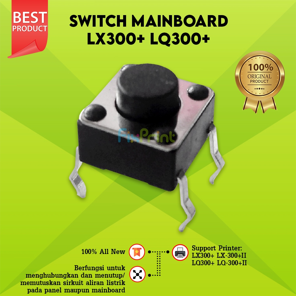 TOMBOL Epson LX300+ LX-300+II LQ300+ LQ-300+II ปุ่มสวิตช์เมนบอร์ด Epson LX 300+ LX 300+II LQ 300+