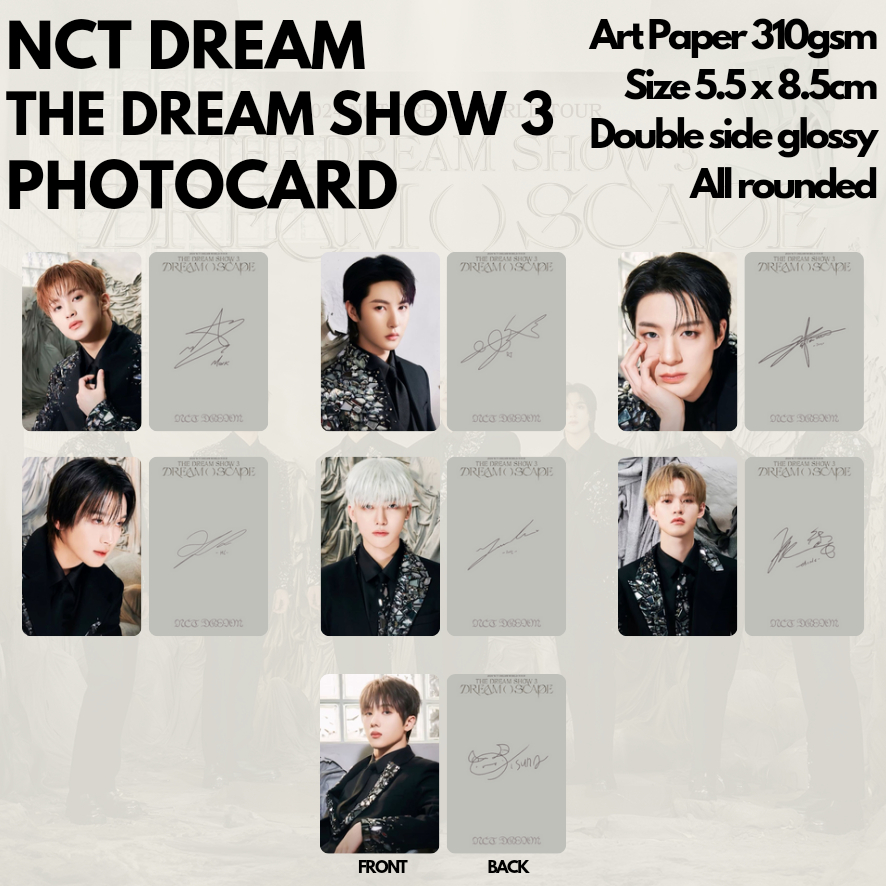 [KUKIRA] Photocard NCT Dream The Dream Show 3 DreamScape