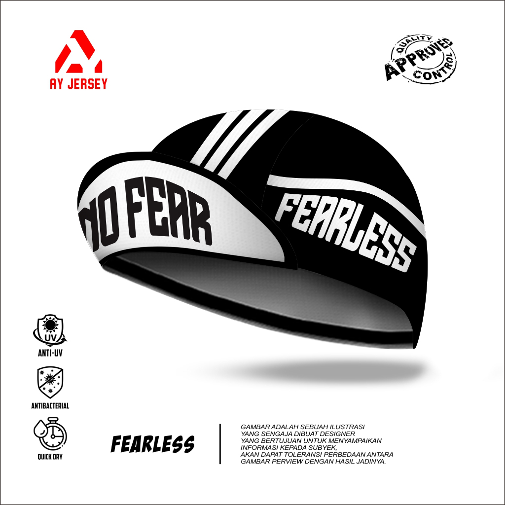 CYCLING CAP FEARLESS (หมวกจระเข้)