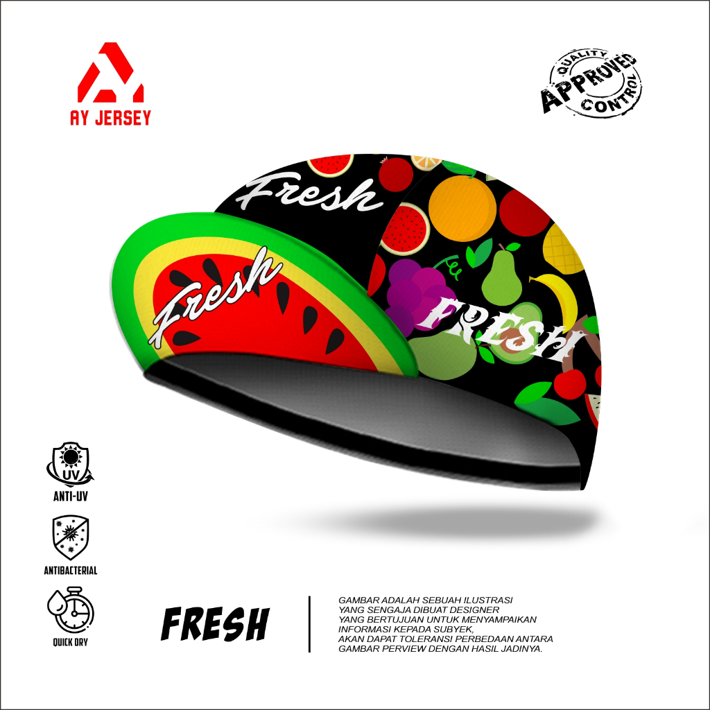 CYCLING CAP FRESH (หมวกจระเข้)