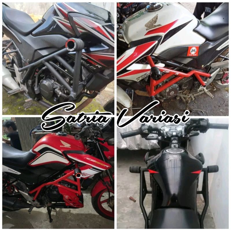 Crashbar cb150r ใหม่และ cb150r เก่า, tubular cb150r ใหม่และ cb150r เก่า plus jalu