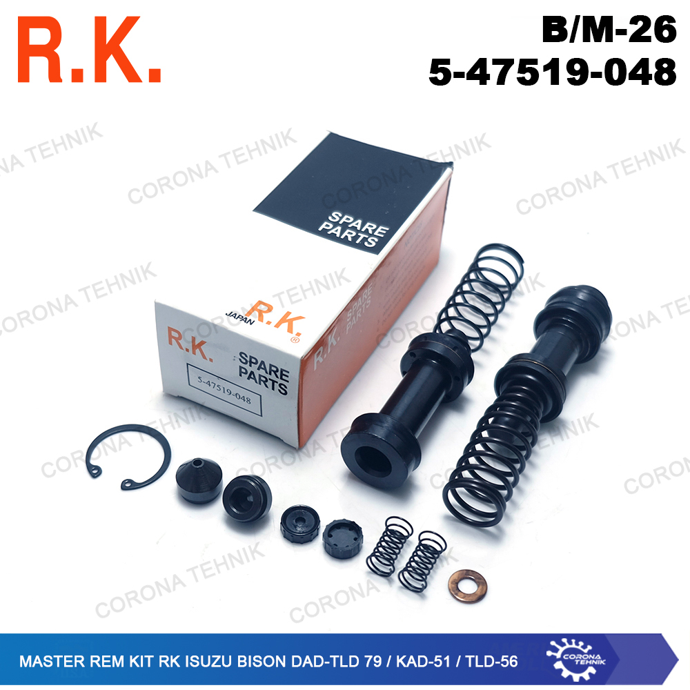 ISUZU BISON DAD-TLD 79 / KAD-51 / TLD-56 - ชุดเบรกหลัก RK