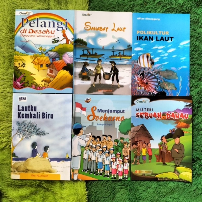 คอลเลกชันหนังสือต้นฉบับของ STORIES และ FAIRY TALES TO FIND SEEKARNO SUGARNO MY SEA BACK BLUE POLYCUL