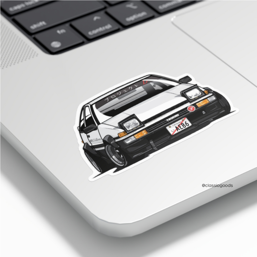 สติ๊กเกอร์ "Initial D Toyota AE 86"