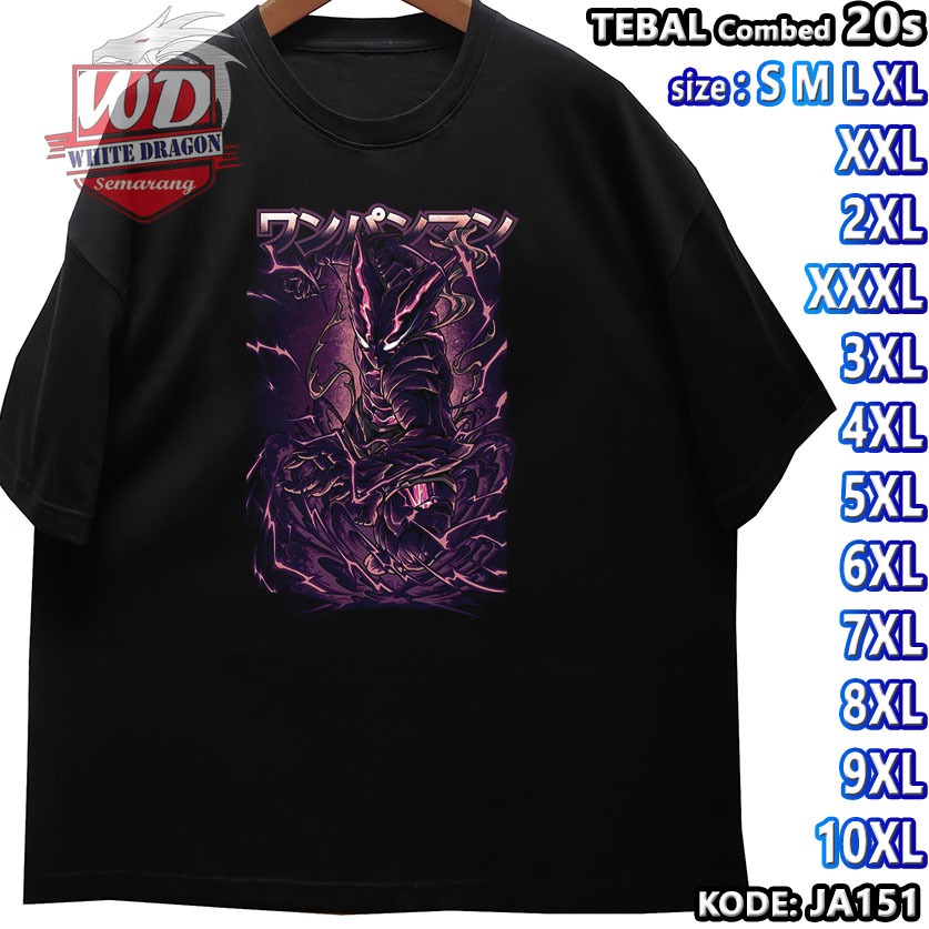 ONE PUNCH MAN เสื้อยืดขนาดใหญ่รหัส JA151 JUMBO 2XL 3XL 4XL 5XL 6XL 7XL 8XL 9XL 10XL