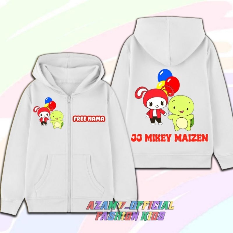 JJ Mikey Maizen เสื้อแจ็คเก็ตซิปเด็กชื่อฟรี / เสื้อแจ็คเก็ตซิปเด็ก Youtuber JJ Mikey Maizen