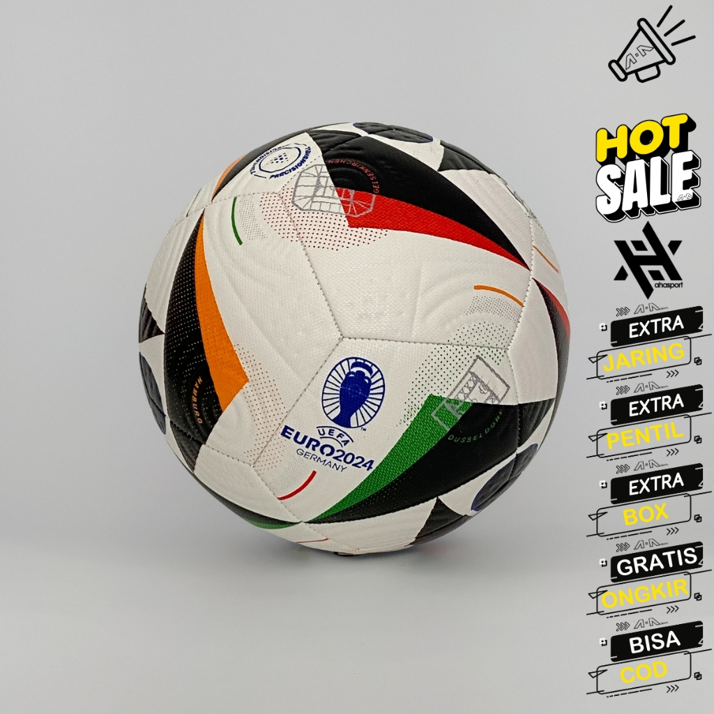 Adidas Soccer ball original ADIDAS EURO GERMANY 24 ลูกฟุตบอล ไซส ์ 5 ลูกฝึกซ ้ อมดั ้ งเดิม