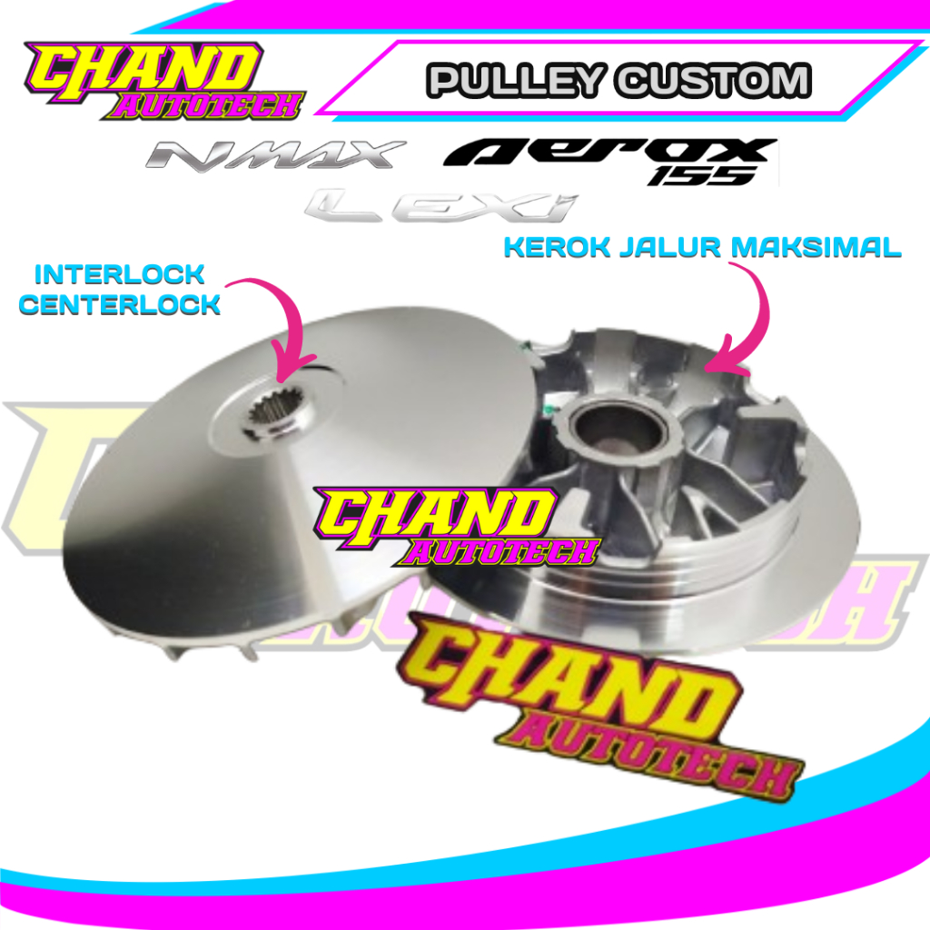 ลูกรอกลูกกลิ้งบ้าน Aerox Nmax เก่า New Lexi Interlock 13.5 13,8 รอก Custom CHANDAUTOXOTECH