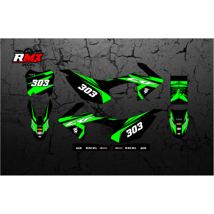 Merah HITAM PUTIH HIJAU รูปลอก CRF 110 F FULLBODY (020) สติ๊กเกอร์ DECAL CRF 110F 2013 2014 2015 2016 2017 2018 BLACK RED, YELLOW, GREEN, DARK/LIGHT BLUE, GOLD/GOLD, PINK/E, ORA, ONY, ONY, ONY, ORA, ONY, ONY, ONY, ONY, สีขาว Ijo STABILO TRAIL ซุปเปอร์โมโต