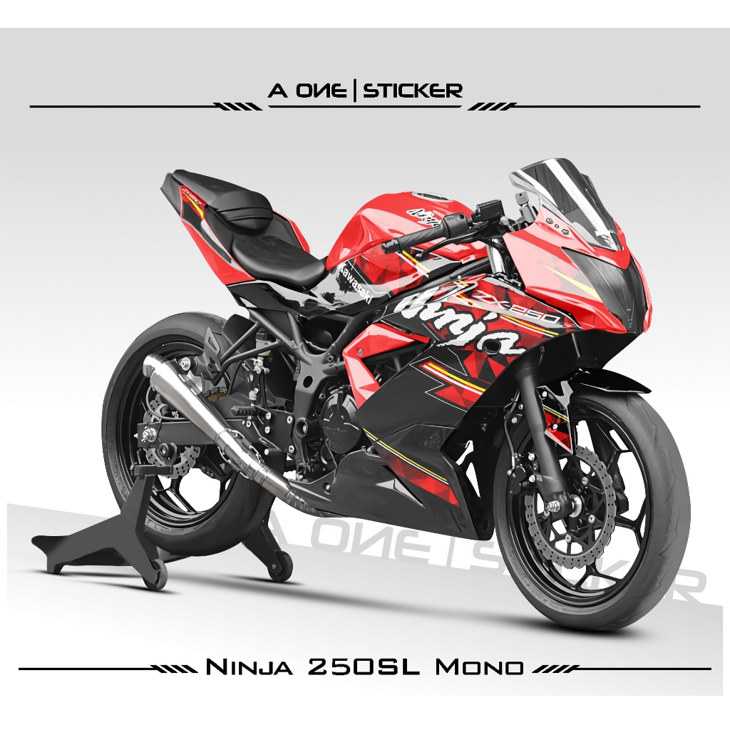 Striping NINJA 250SL MONO MOTIF 16 / สติ๊กเกอร์ / NINJA250RR MONO / 250 / RR MONO / 250RR MONO / DEC