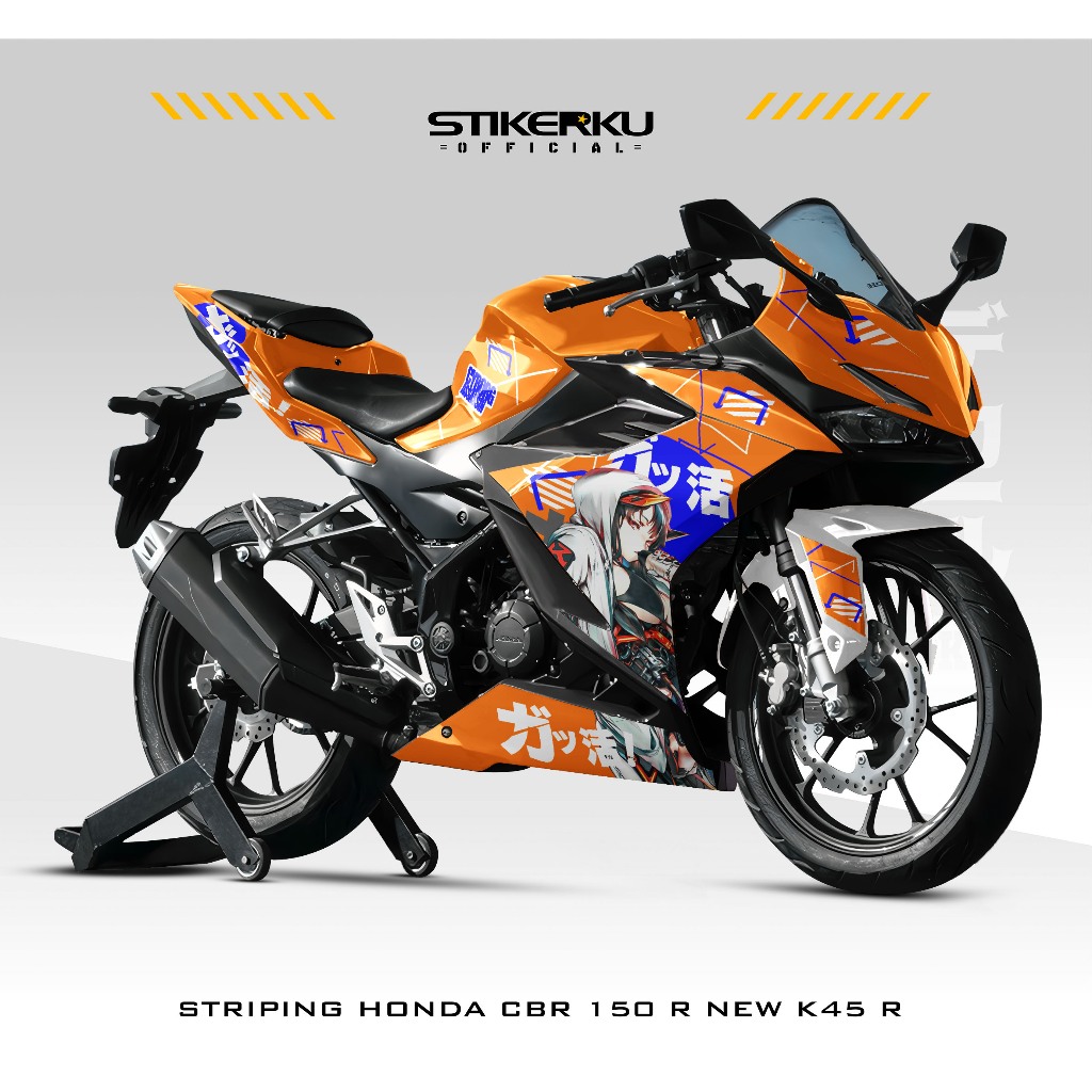 CBR150R K45R STRIPING / MOTIF 20 / CBR 150R / สติ๊กเกอร์ / สติ๊กเกอร์มอเตอร์ไซค์ / HONDA CBR150 / KA