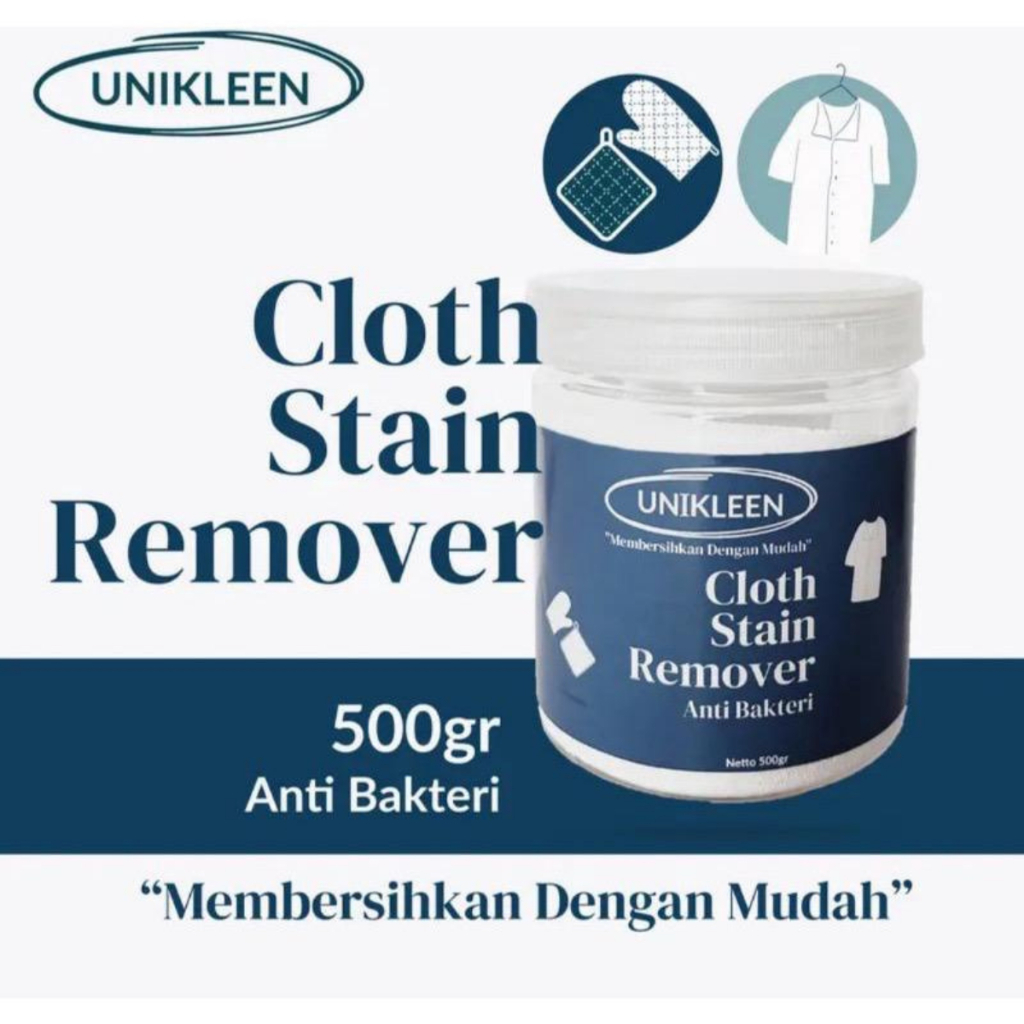 Unikleen Clothes Stain Remover/Clothes Mold Remover/tiktok viral Color Clothes Stain Remover/250Gram และ 500gram Clothes Stain Remover