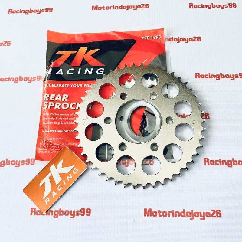 TK RACING 428 REAR GEAR 6 BOLT HOLES NEW CBR 150 CBX 150 ใหม่