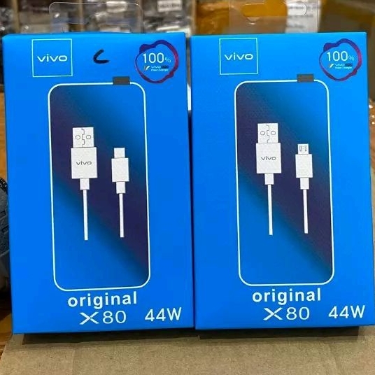 VIVO X80 DATA CABLE VIVO TPYE C 44W TO MICRO 44W FAST CHARGING สาย DATA ดั้งเดิม