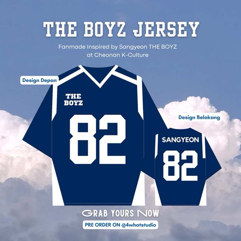 เสื้อ THE BOYZ | SANGYEON เสื้อแข่ง BOYZ