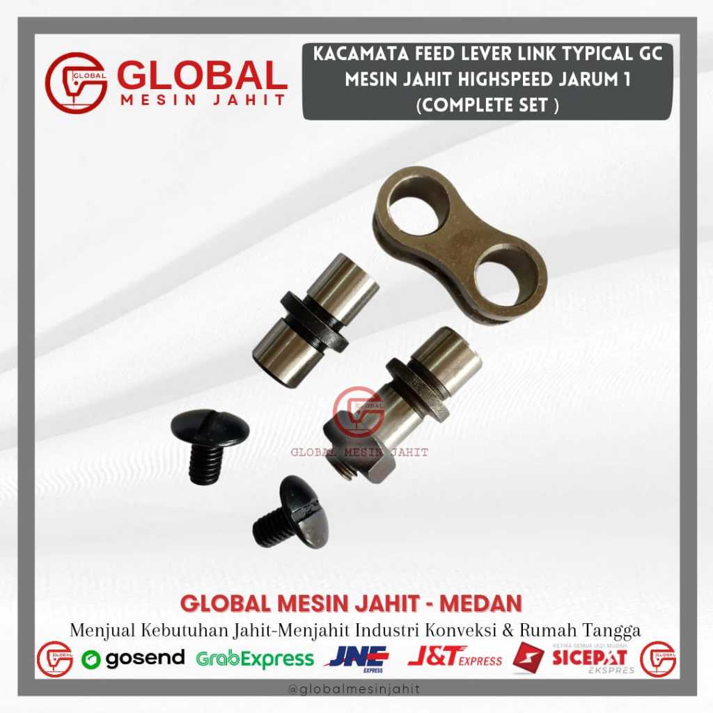 MESIN 22T6-009F1 แว่นตา (ชุด) จักรเย็บผ้าความเร็วสูง 1 เข็ม Typical GC