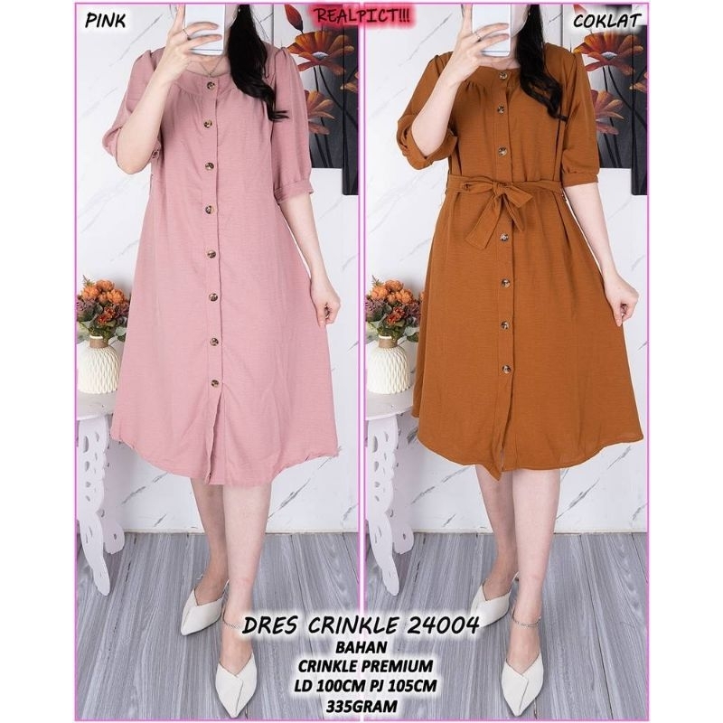 Crinkle Dress 24004 BRT 335GR seasoncity