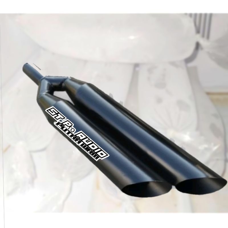 Double Pointed Bamboo Exhaust slencer racing Muffler