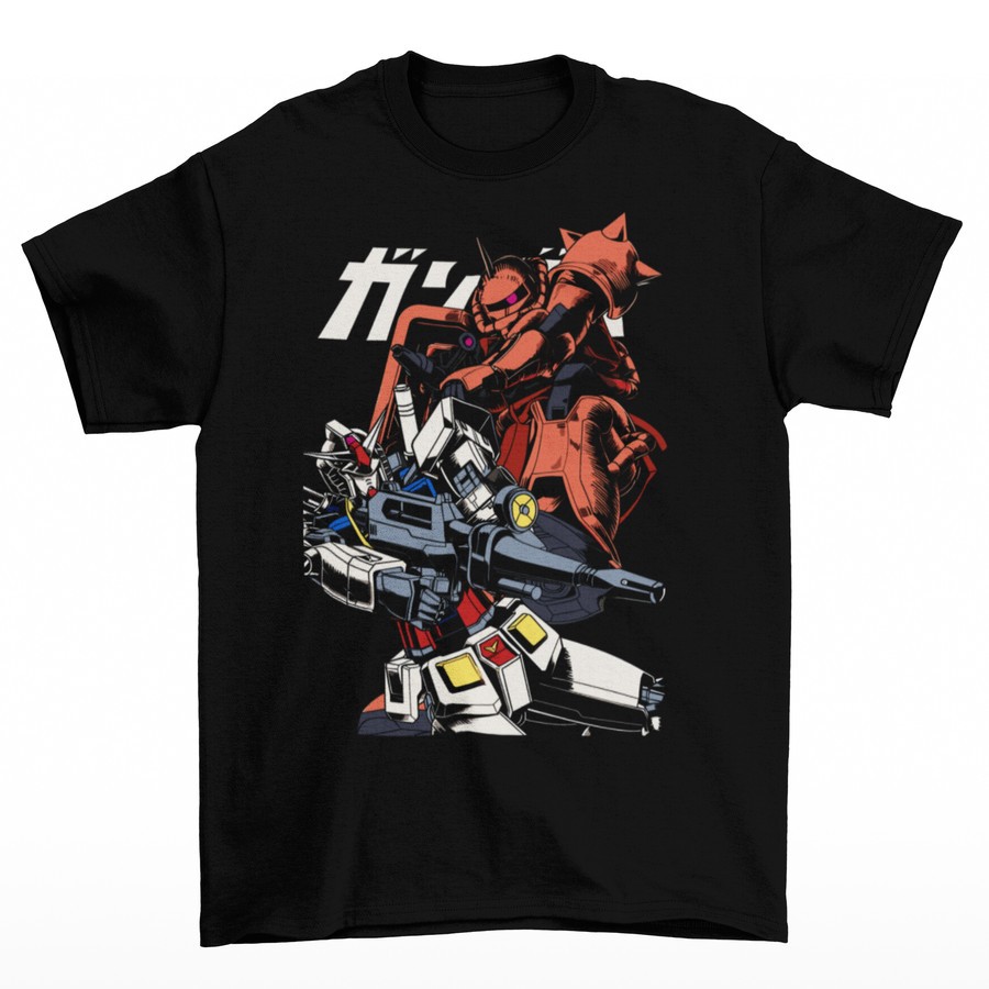 เสื้อยืด Tomoshinc Gundam - Gundam vs Zaku