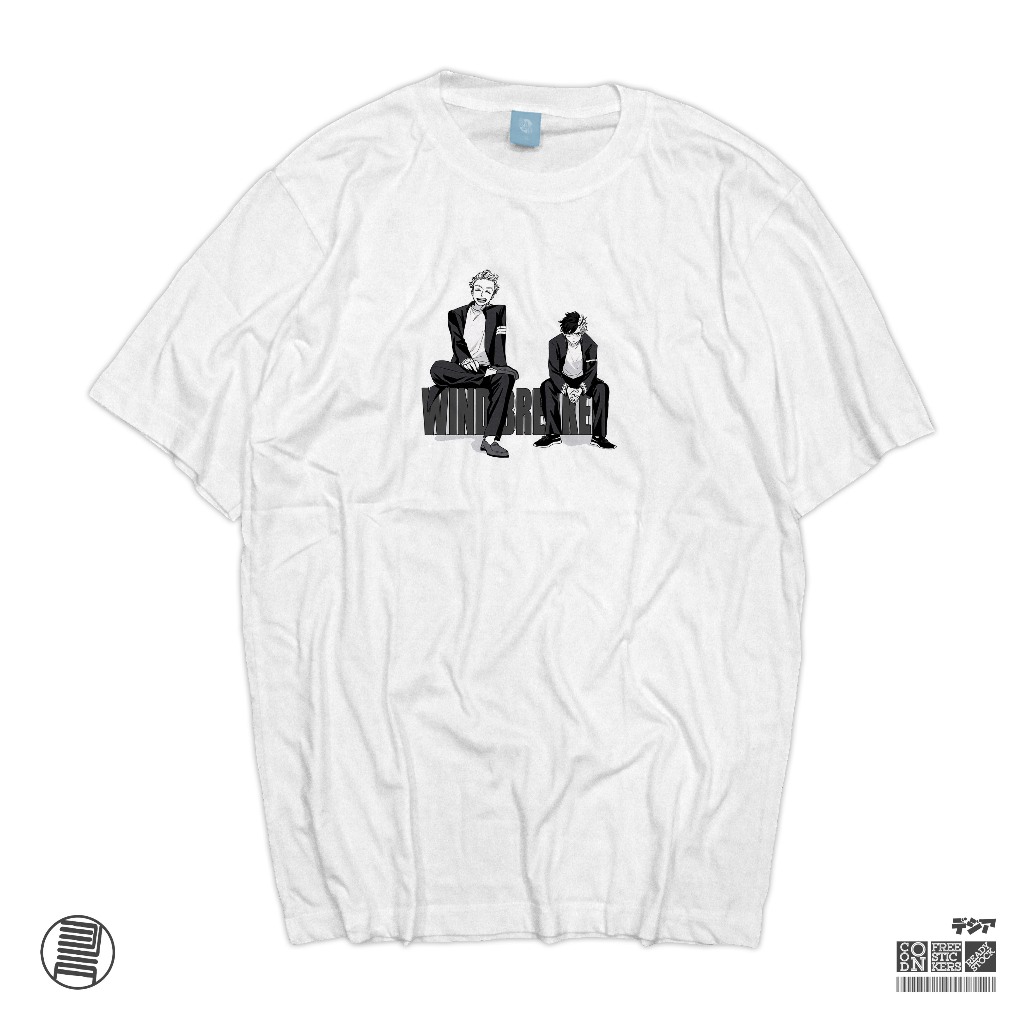 Bofurin Hajime Umeiya Haruka Sakura Wind Breaker อะนิเมะมังงะเสื้อยืดญี่ปุ่น Wibu เสื้อ DJA ผ้า