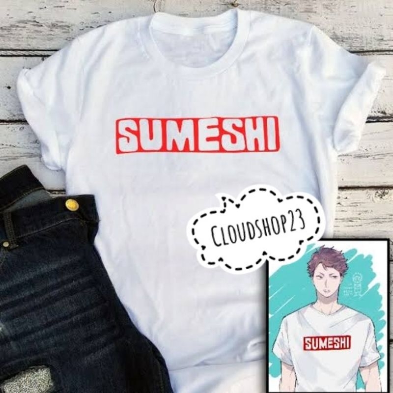 เสื้อยืดการ์ตูนมังงะ haikyuu เขียน sumeshi oikawa tooru ผู้ใหญ่