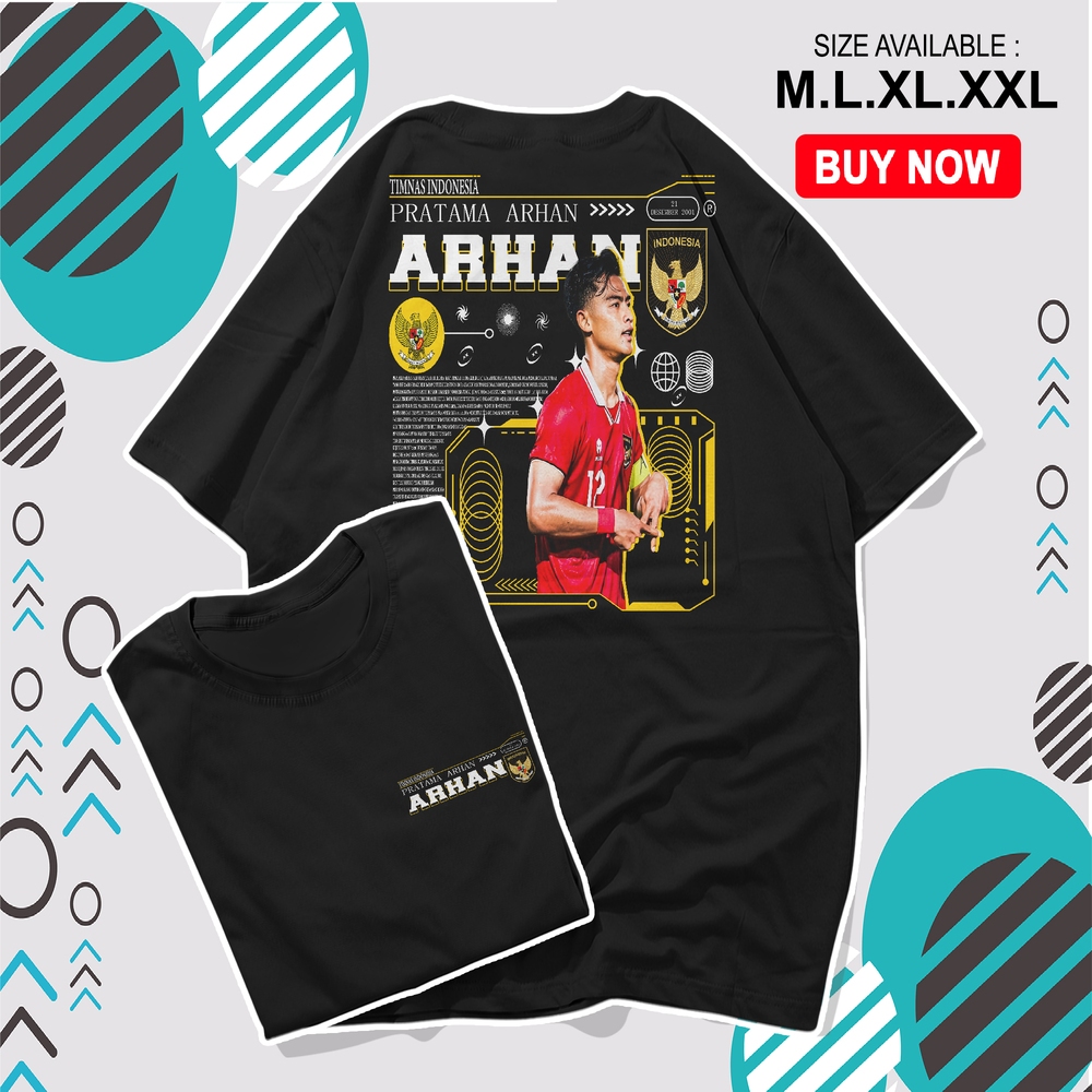 V330 เสื้อยืดสตรีท Arhan Pratama - เสื้อสตรีทแวร์ - เสื้อยืดทีมชาติ - Viral Combed 30S เสื้อยืดผู้ชา