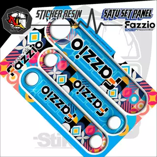 FAZIO PANEL EMLEM/PANEL.5/RESIN STICKER/FAZZIO PANEL STICKER/MOTORCYCLE CLE STICKER/FAZIO 125 SPEEDOMETER PANEL/RESIN/RADISE