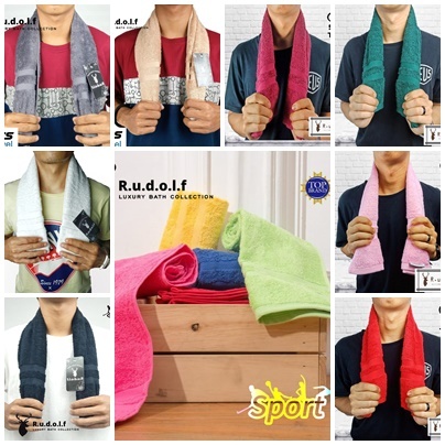 SPORTS TOWEL SMALL TOWEL RUDOLF TOWEL SIZE 35X80 CM PLAIN