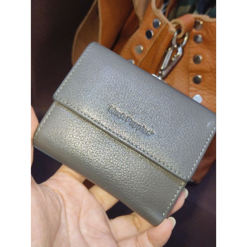 HUSH PUPPIES Hush puppy goodcon pre Wallet❤ โบลบธรรมดา
