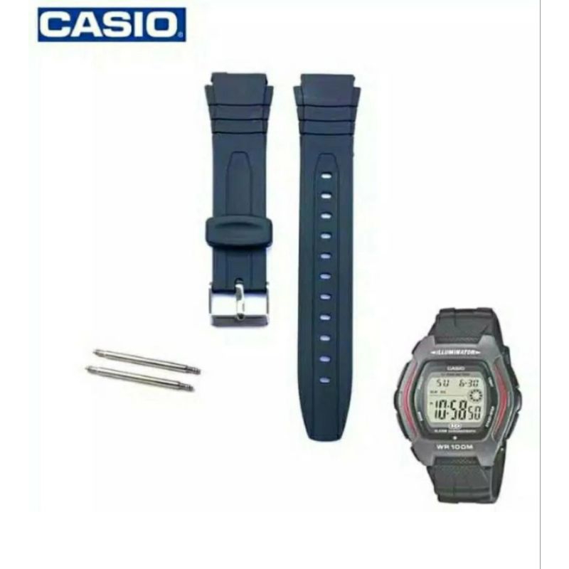 CASIO HD-600 WATCH STRAP CASIO HD600 RUBBER STRAP