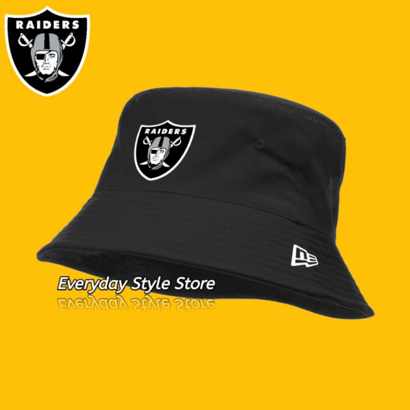 Premium Raiders Logo Bucket Hat/Bucket Hat Outdoor Fashion Men Women Casual Sport/Modern Casual Hat NFL Raider New Era