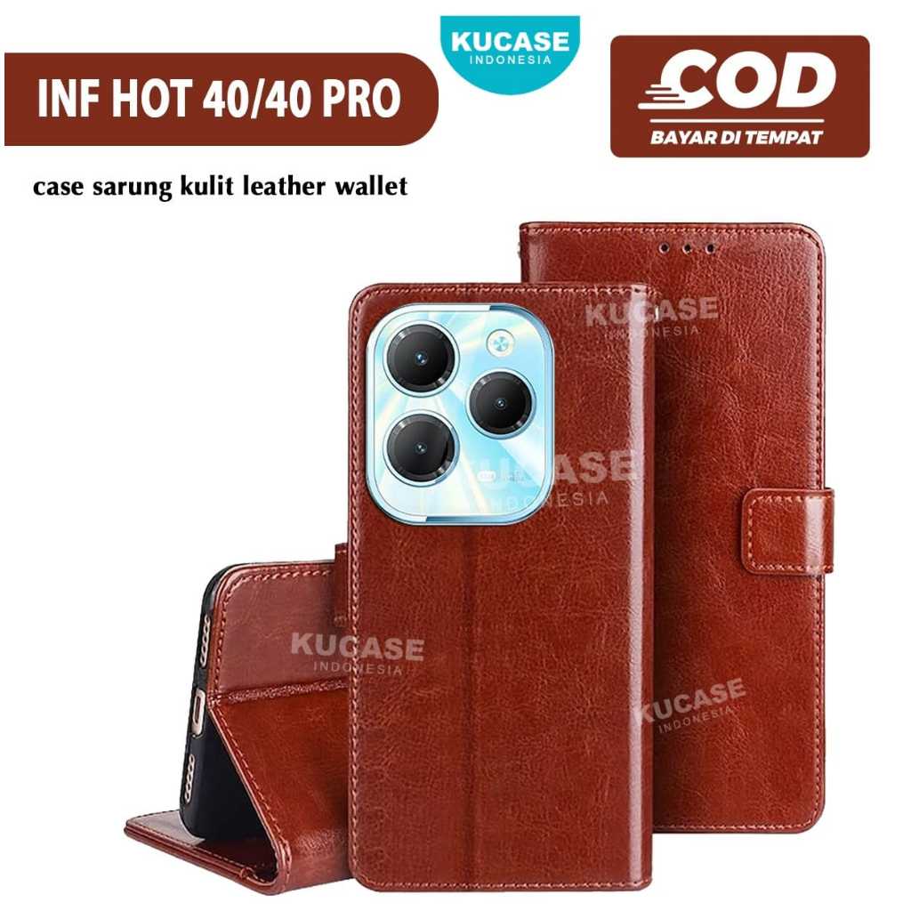 Infinix Hot 40 Infinix Hot 40 Pro Case Leather Cover Book Case Flip Case Infinix Hot 40 Infinix Hot 