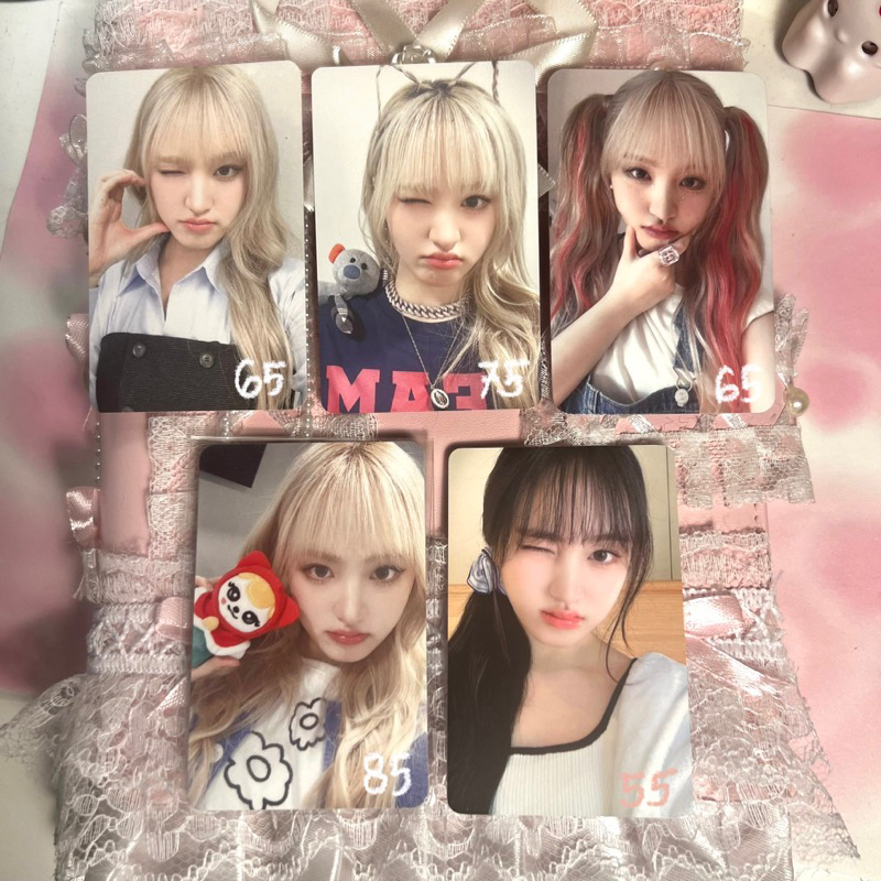 ต้องการขาย liz ive kim jiwon mine apple music catear minive dreamy day photocard