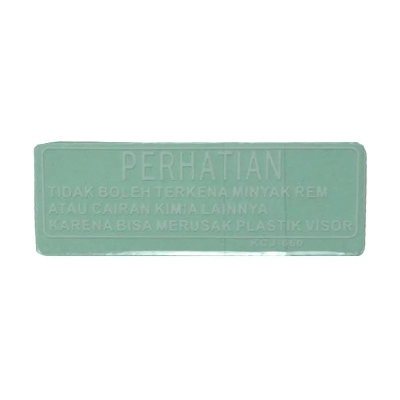 [ 75 CORNER ] Honda Motorcycle Label Visor Caution 87522-KKJ-660 Clear Sticker Shield Sticker Bening