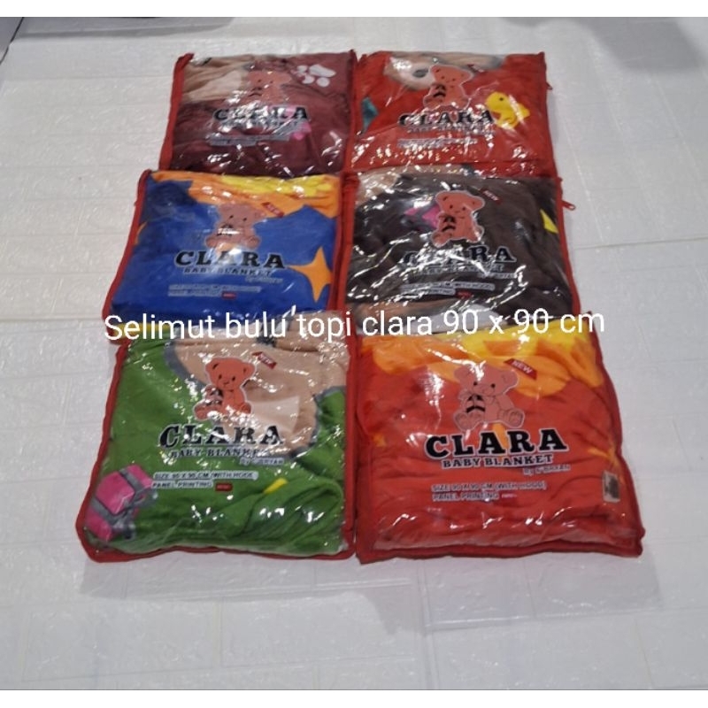 SOFT FUR BABY BLANKET HAT