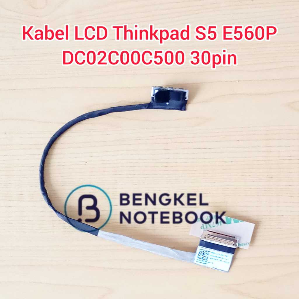 สาย LCD LVDS ยืดหยุ่น Thinkpad S5 E560P 01AW215 DC02C00C500 DC02C00C600 30pin