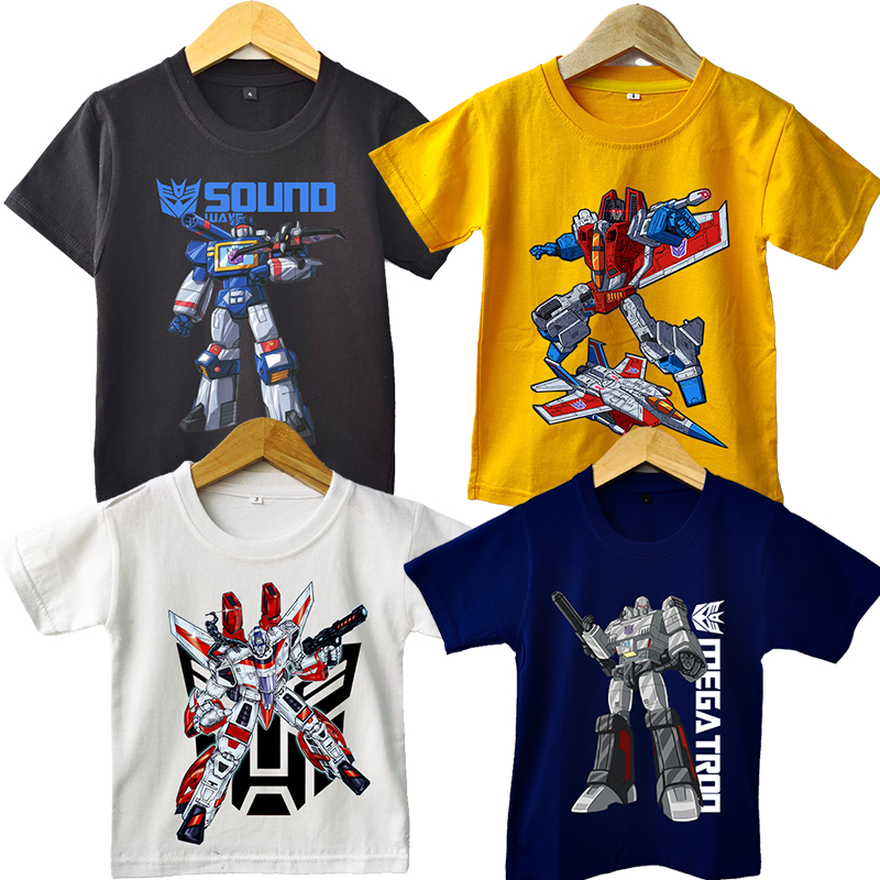JEJE KIDS MEGATRON transformers Robot เสื้อยืดเด็ก