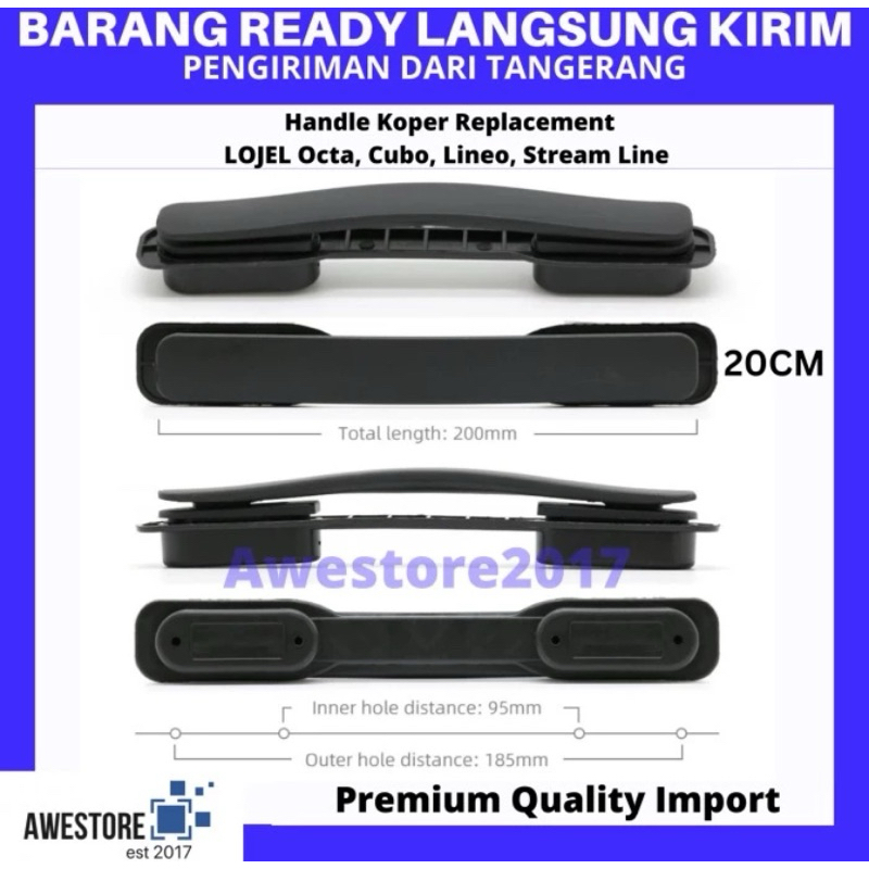 Lojel ที่จับกระเป๋าเดินทางทดแทน Octa Cubo Lineo