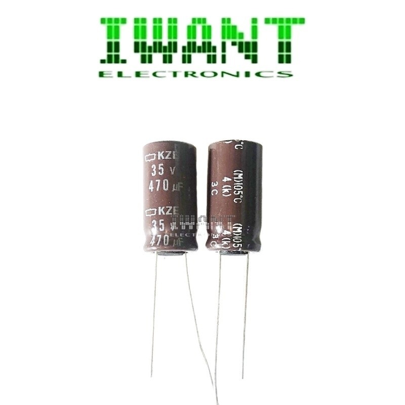470uf 35V 105° 470uf35v capasito ELCO 470UF 35VOLT 470UF/35V