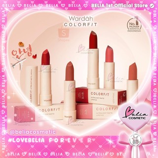 [ BELIA ] WARDAH Colorfit Ultralight Matte Lipstick 3.6g | lipstik mate wardah