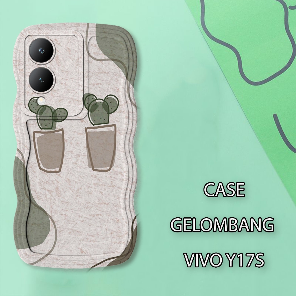 Soft Case WAVE Hp VIIVO Y17S - เคสกล้อง Pro - เคสแฟชั่น Cute Motif - เคสโทรศัพท์มือถือและผิว - Silic