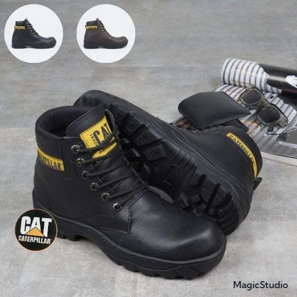 Caterpillar Sopii รองเท้านิรภัยหัวเหล็กรองเท้าโครงการทํางานภาคสนามกันลื่น