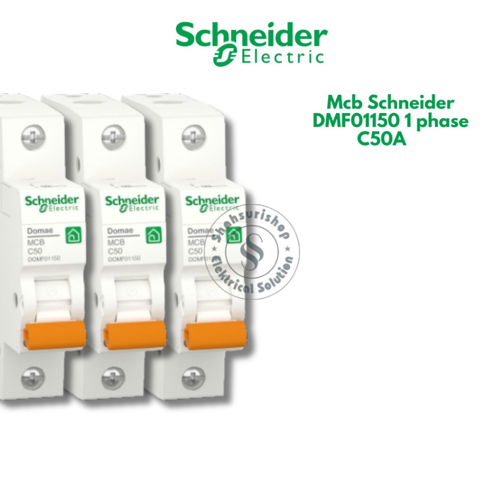 CODE O19H MCB SCHNEIDER 1 เฟส 5 แอมป์ DOMAE 1 เฟส 5a