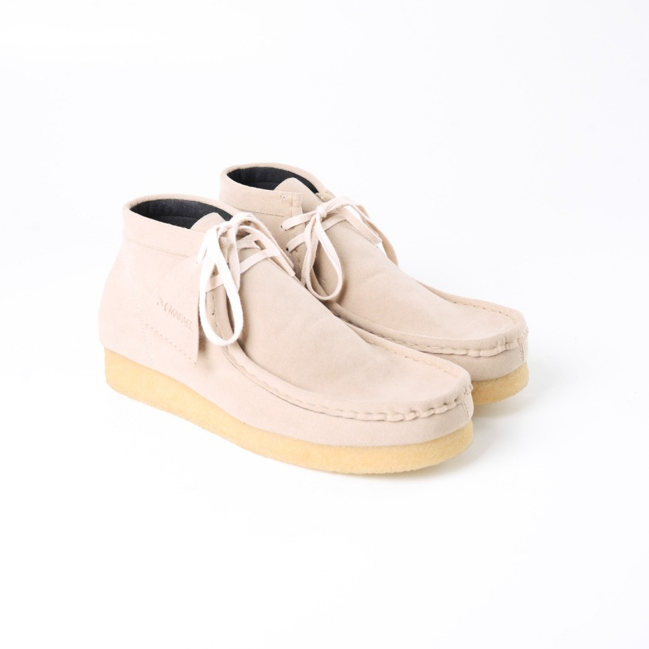 รองเท้าลําลองผู้ชาย Full Beige High - Chungky Wallabee รองเท้าผู้ชายรองเท้าลําลองรองเท้าบูทหุ้มข้อ