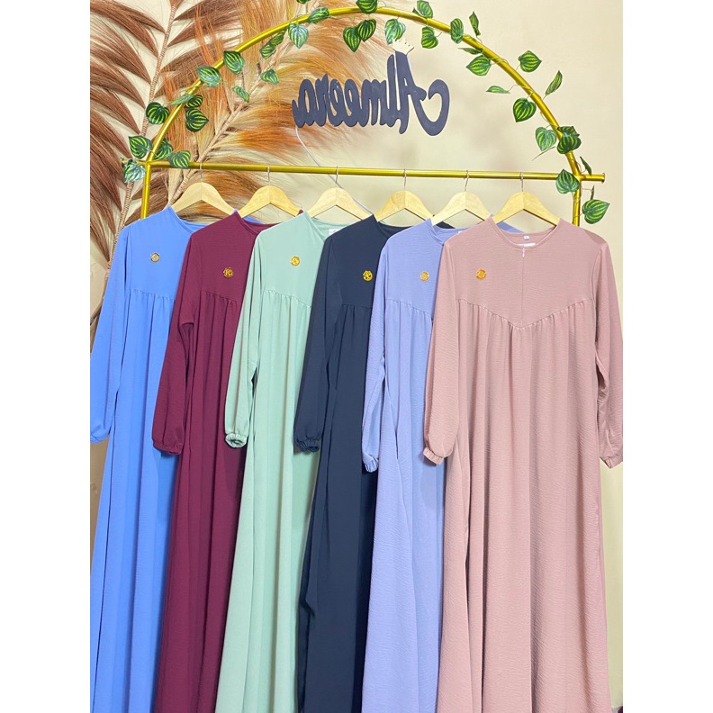 ART F93Y ALMEERA gamis crinkle air flow Aira series