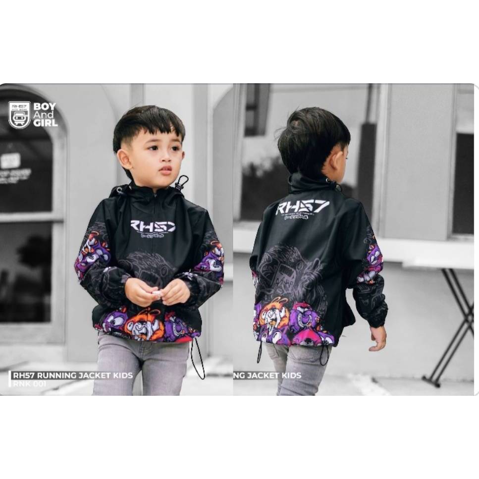 Hitam KIDS RACING Jacket KIDS RACING Jacket - สีดํา