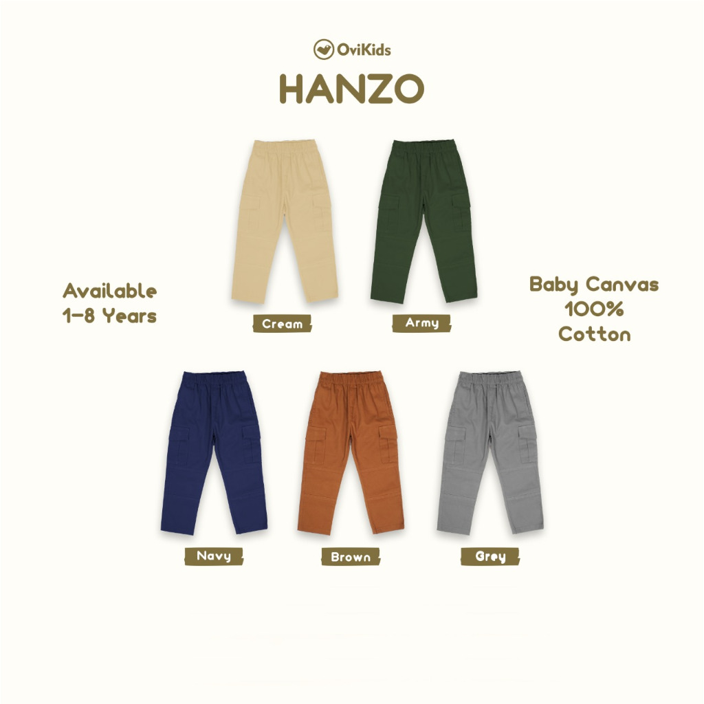 กางเกงคาร์โก้ Hanzo 1-8T - KSD