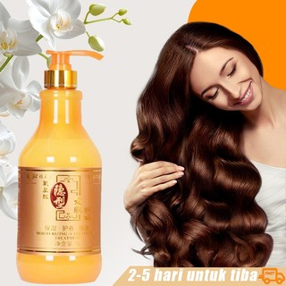 Rambut Keriting Elastin  cury hair cream Melembabkan Tidak lengket Kurangi rambut kusut 300ml